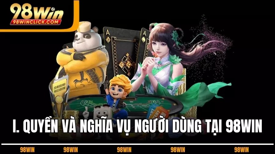 I. Quyền Và Nghĩa Vụ Người Dùng Tại 98WIN